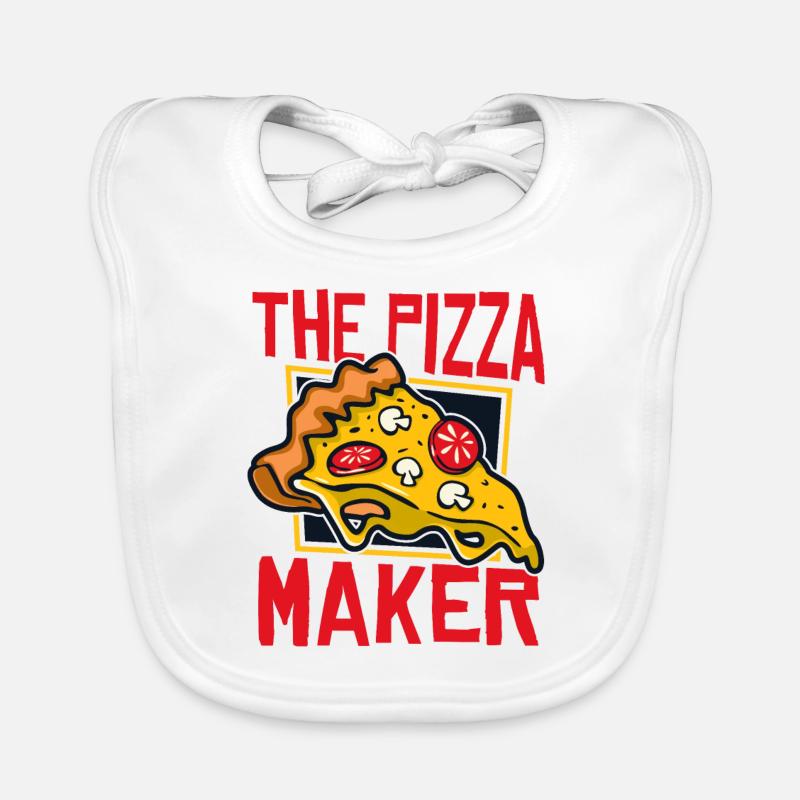 The Pizza Maker Pizza Pizza Tray Pizza Oven Organic Baby Bibs