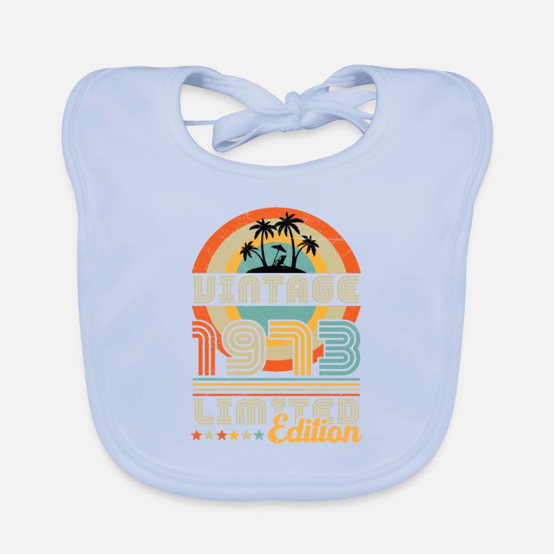 Vintage 1973 Jubiläumsgeschenk Baby Bio-Lätzchen