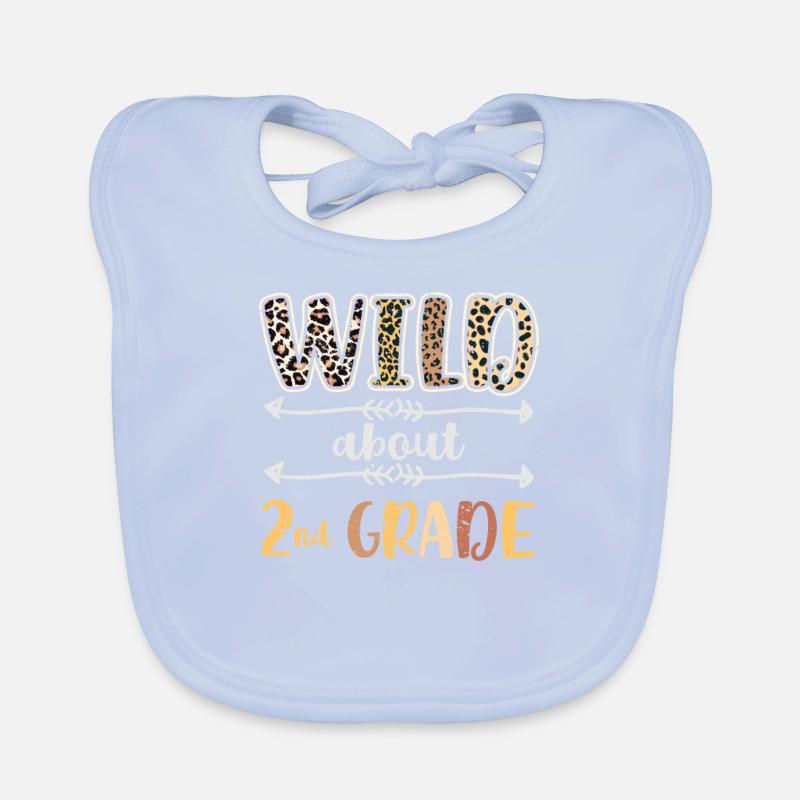 Wild About Second Grade 2nd Back To School Class Bavoir bio Bébé