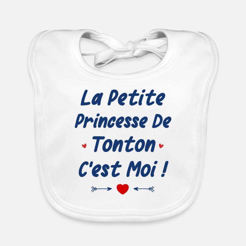 La petite princesse de tonton Bavoir bio Bébé