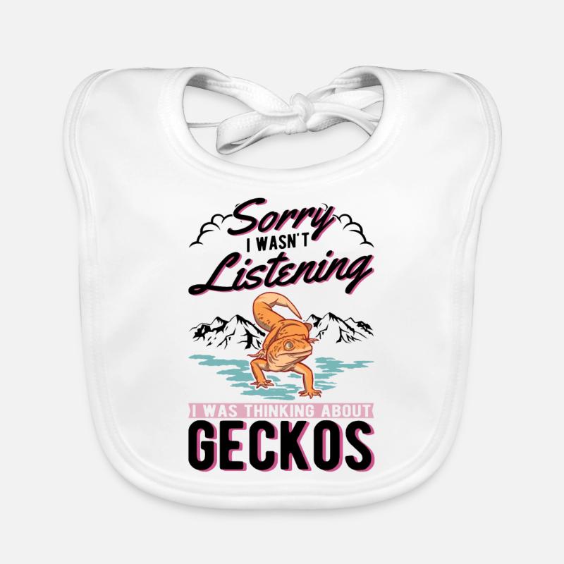 Gecko Geschenk Leopardgecko Baby Bio-Lätzchen