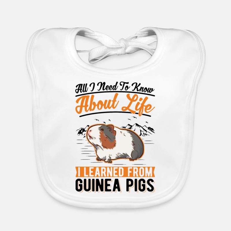 Regalo di cavia Bavaglino ecologico per neonato