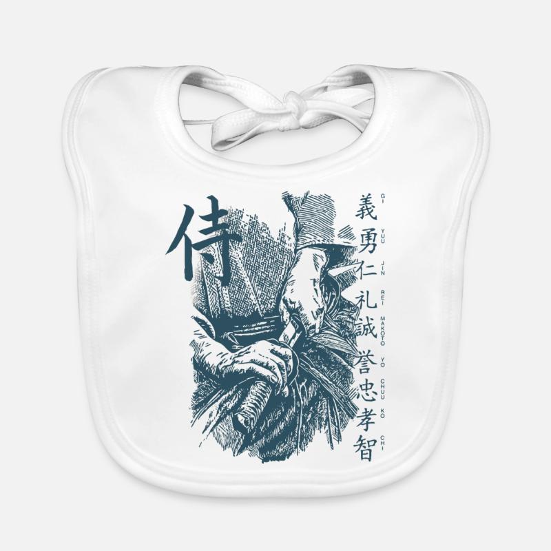 Bushido Samurai Organic Baby Bibs