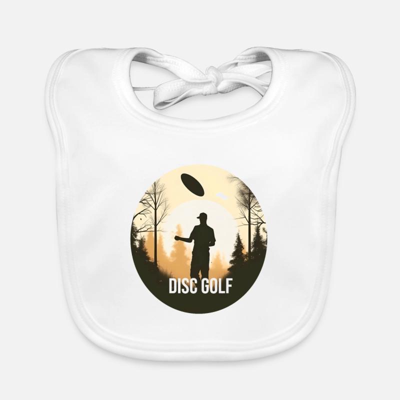 Disc Golf Design Baby Bio-Lätzchen