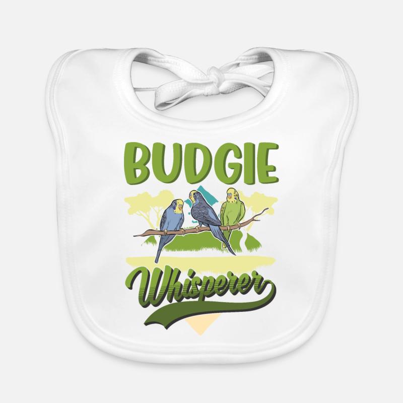Budgie Whisperer Welli Parakeet Organic Baby Bibs