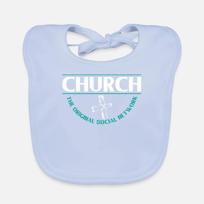 Kirche Das Ursprüngliche Soziale Netzwerk Glaube Baby Bio-Lätzchen