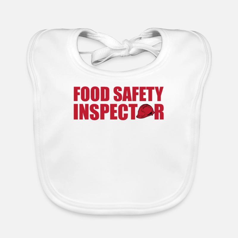 Excellente conception d’inspecteur de la salubrité des aliments Bavoir bio Bébé
