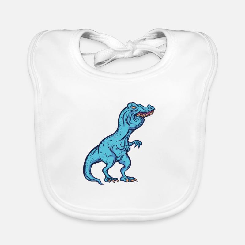 Mathilda Meme Trex Dinosaure T-Rex nom Bavoir bio Bébé