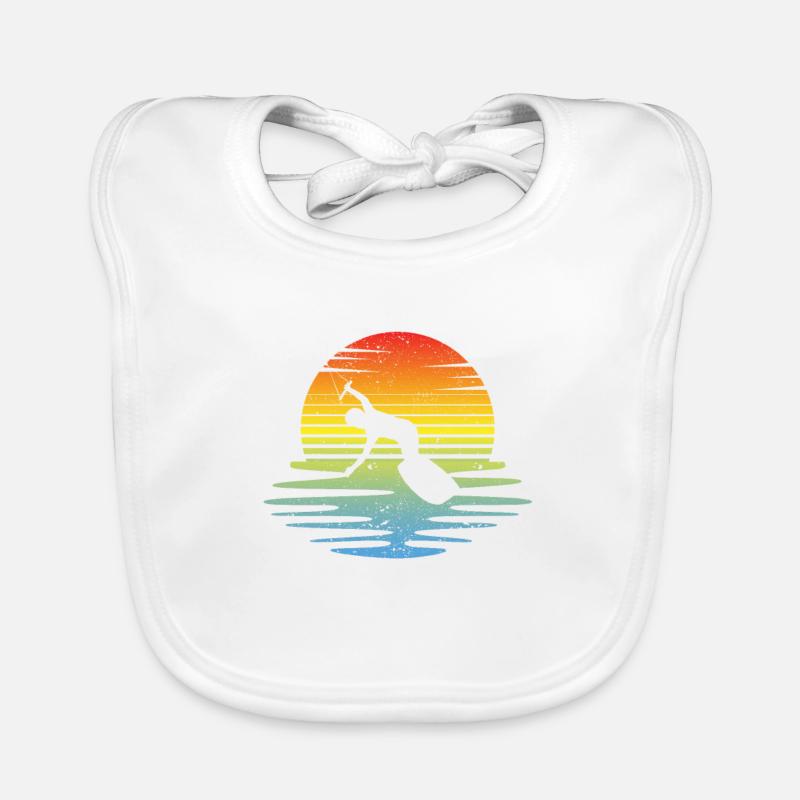 No Rope No Problem Wakesurfing Boot Lake Surfboard Organic Baby Bibs