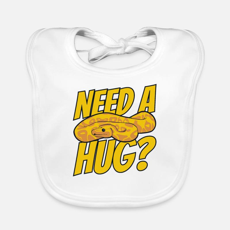 Need A Hug Python Schlange Pythonzüchter Banana Baby Bio-Lätzchen