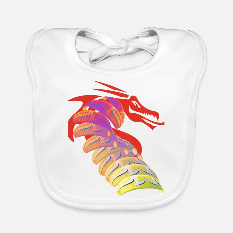 Dragon Paramotor Organic Baby Bibs