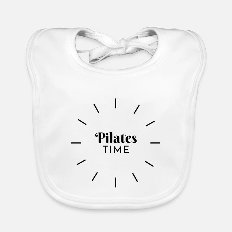Pilates Time - C’est l’heure du Pilates! Bavoir bio Bébé