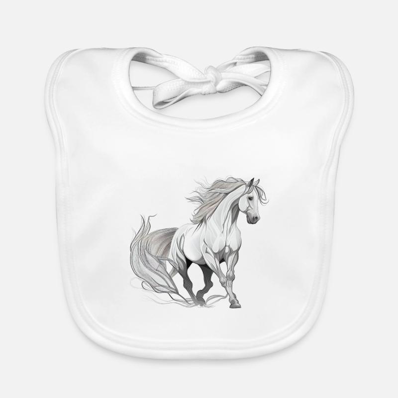 Wild horse Organic Baby Bibs