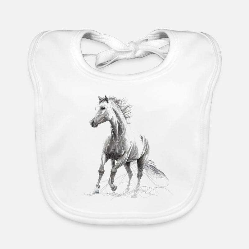 Wildpferd Baby Bio-Lätzchen