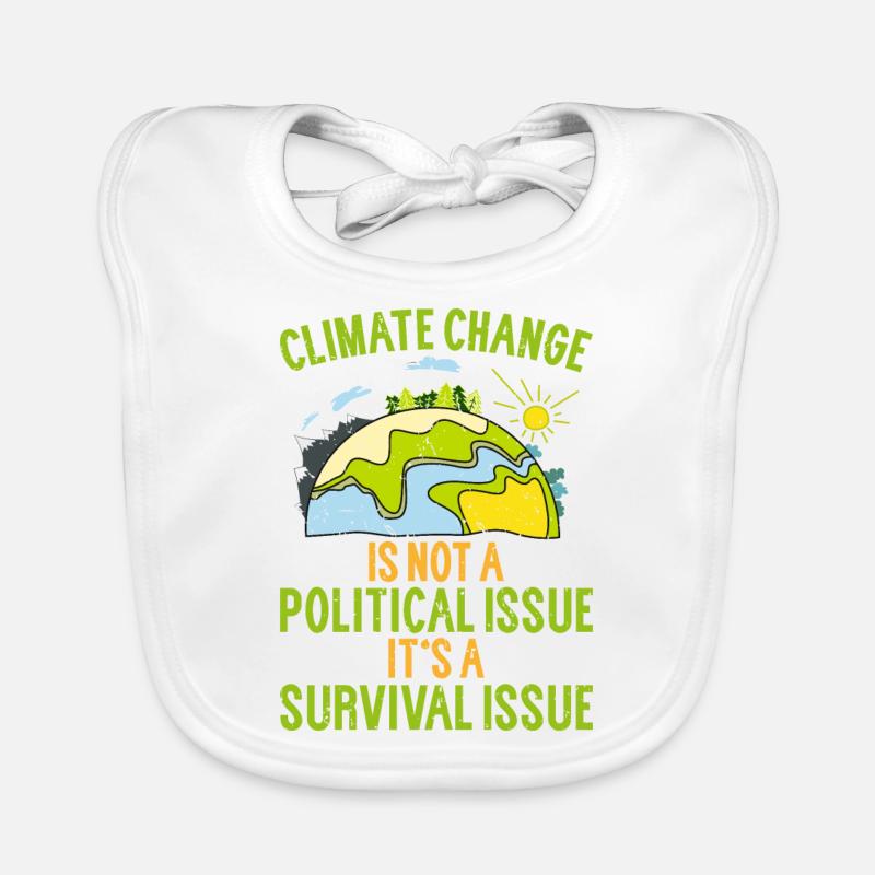 Climate Change Is a Survival Issue Baby Bio-Lätzchen