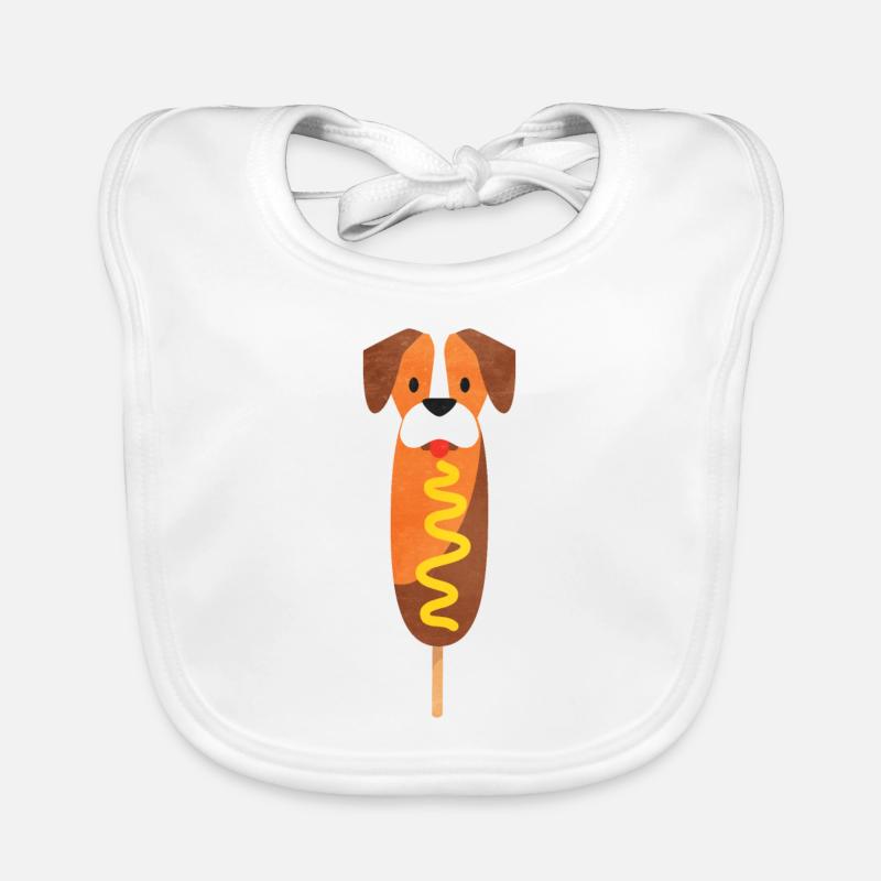 Corn dog Organic Baby Bibs