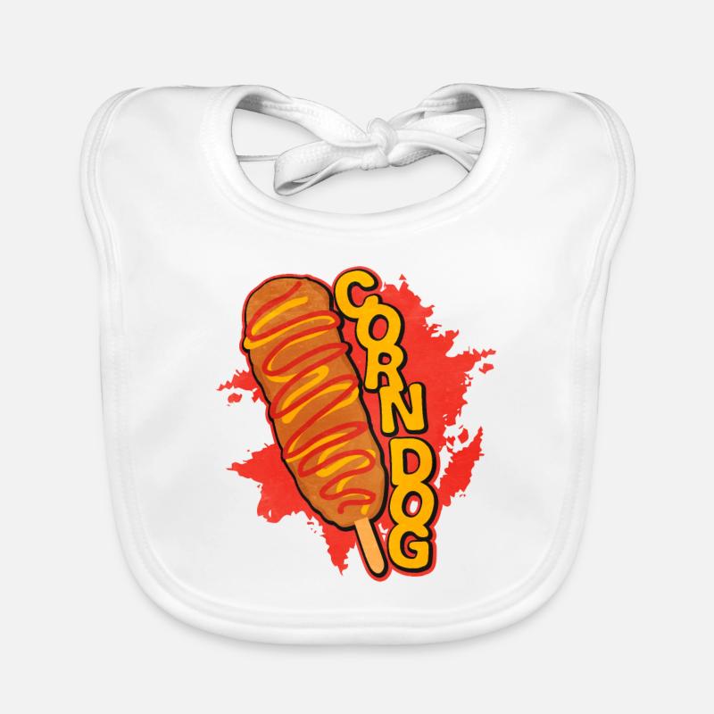 Corn dog Organic Baby Bibs