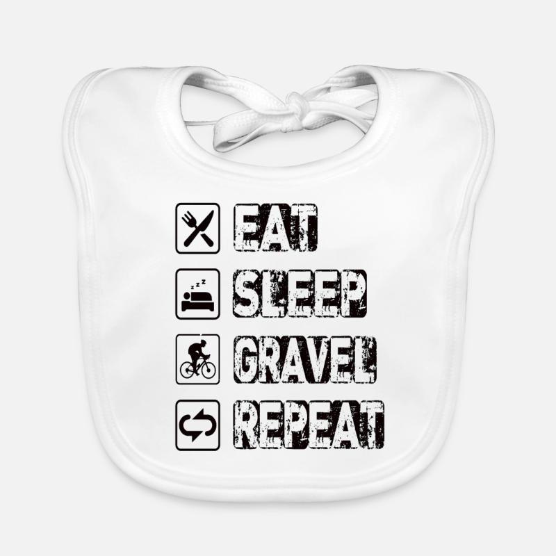 Manger Sommeil Gravier Répéter Bavoir bio Bébé