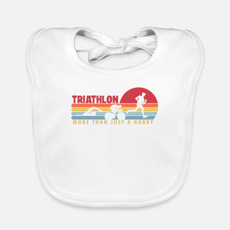 Triathlon more than a Hobby Training Triathlonrad Organic Baby Bibs