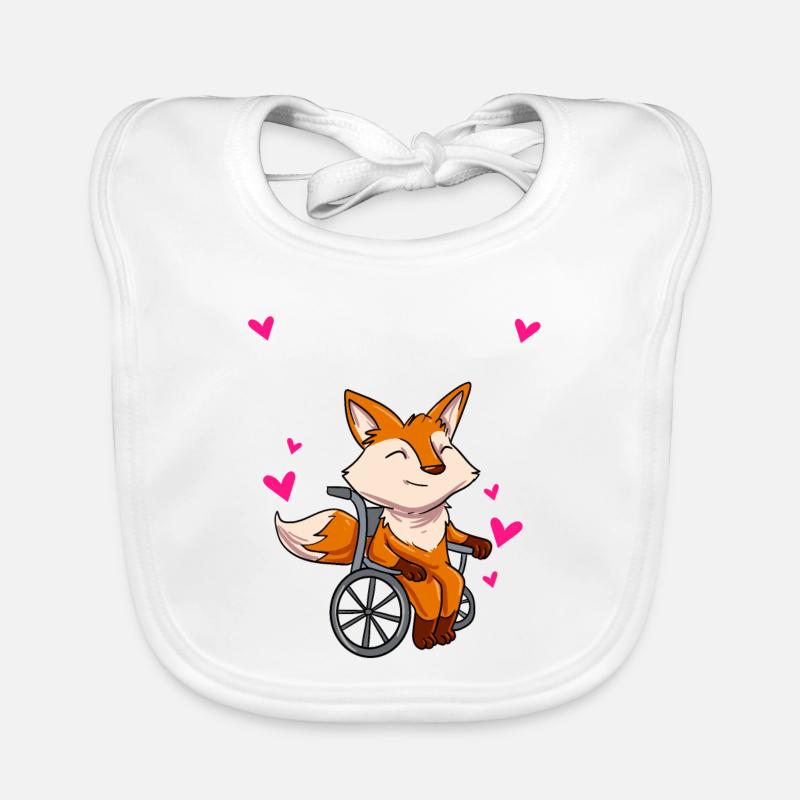 Rollstuhl Baby Bio-Lätzchen