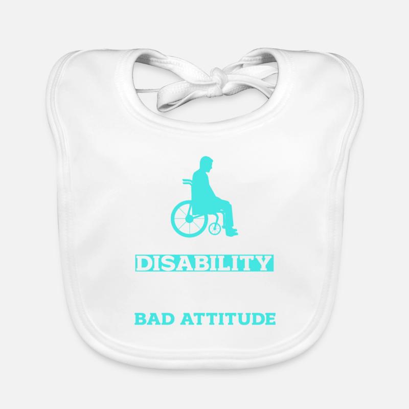 Rollstuhl Baby Bio-Lätzchen