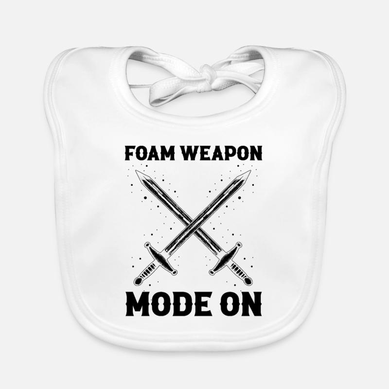 Larping Quote for Roleplaying and Larper Organic Baby Bibs