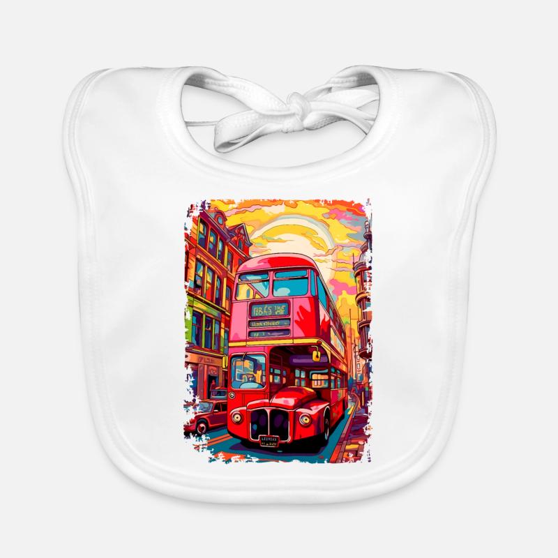 Londres Bavoir bio Bébé