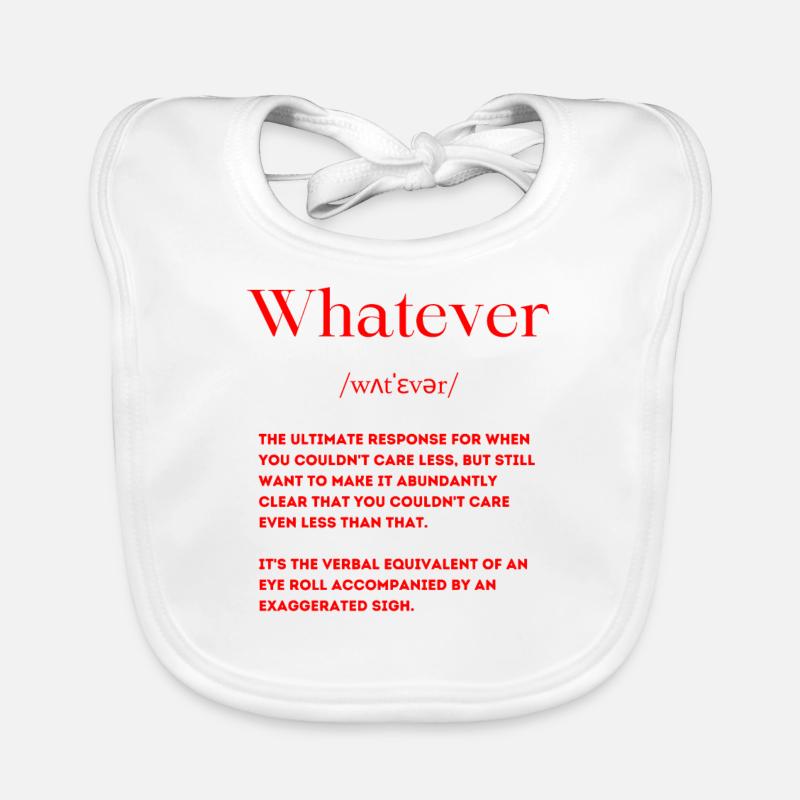 Quelle que soit la définition de l’anglais Bavoir bio Bébé