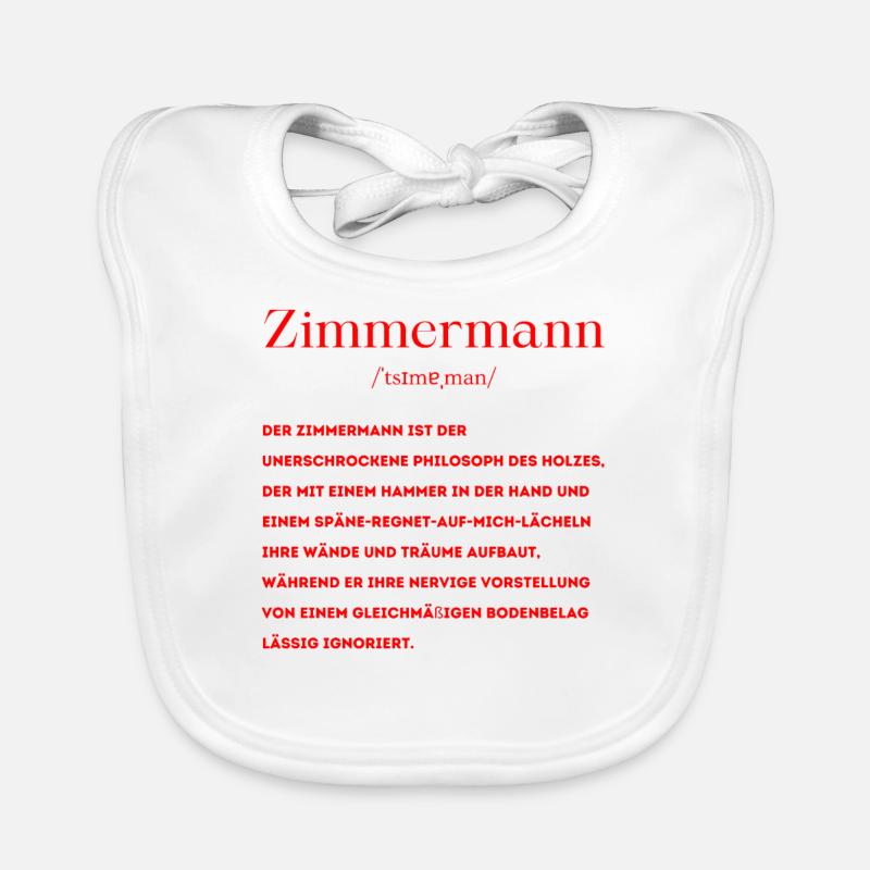 Zimmermann Definition Baby Bio-Lätzchen