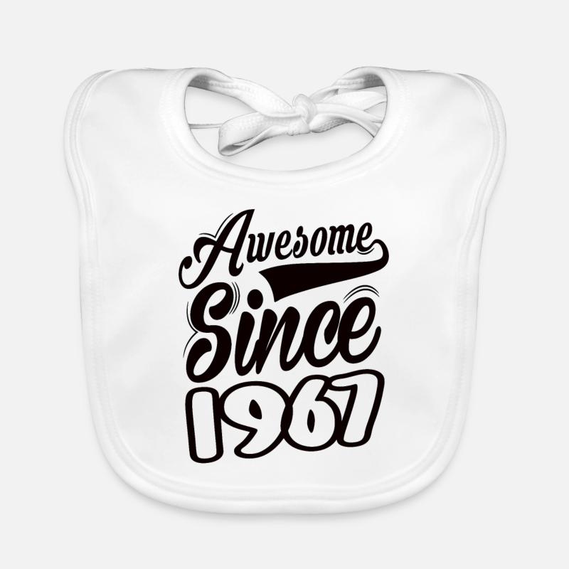 Awesome Since 1967 Organic Baby Bibs