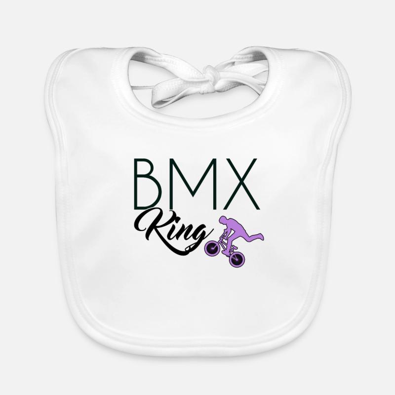 Le roi du BMX Bavoir bio Bébé
