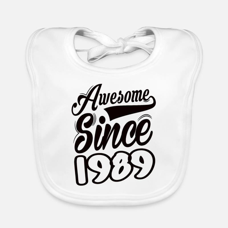 Awesome Since 1989 Baby Bio-Lätzchen