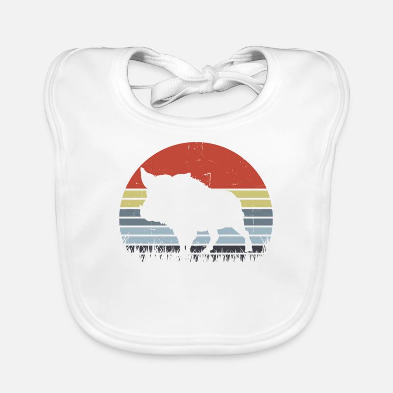 Phacochère Bavoir bio Bébé