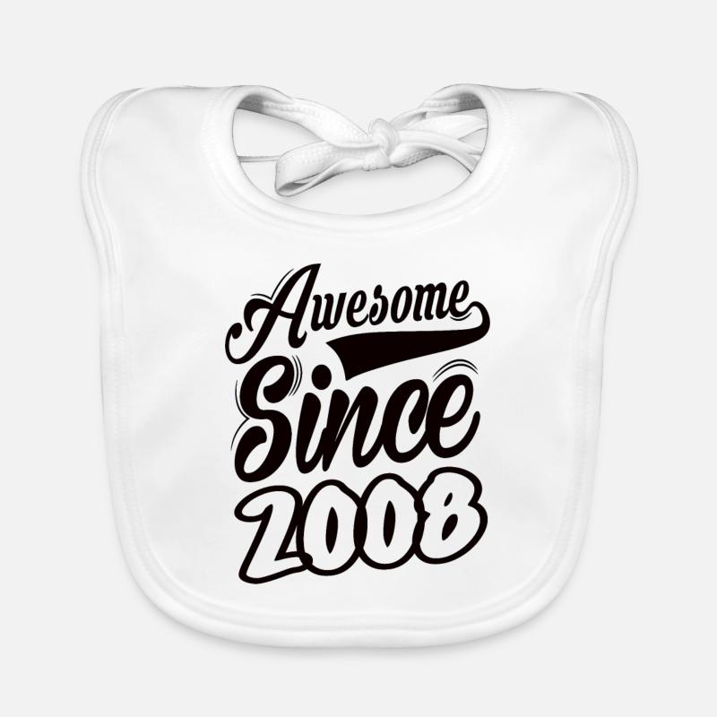 Awesome Since 2008 Baby Bio-Lätzchen
