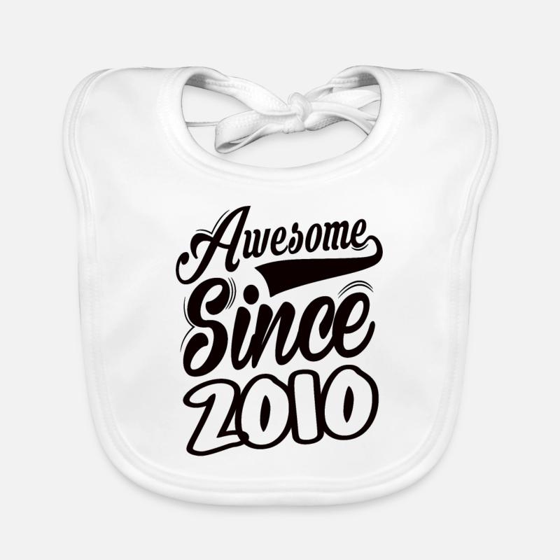 Awesome Since 2010 Baby Bio-Lätzchen