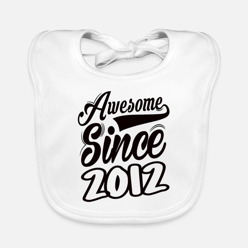 Awesome Since 2012 Baby Bio-Lätzchen