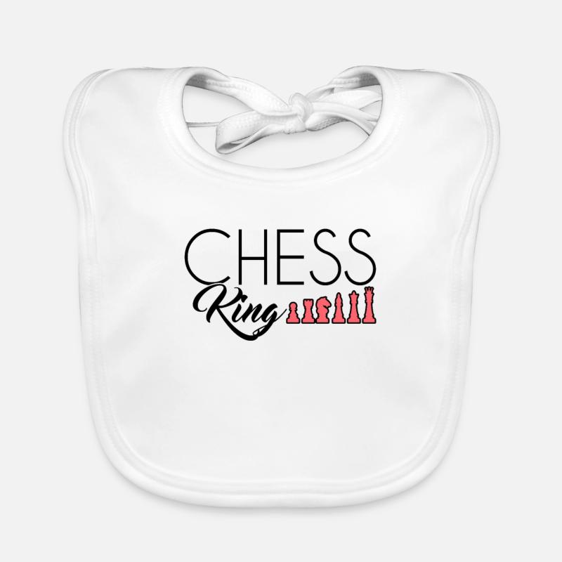 Roi des échecs Bavoir bio Bébé