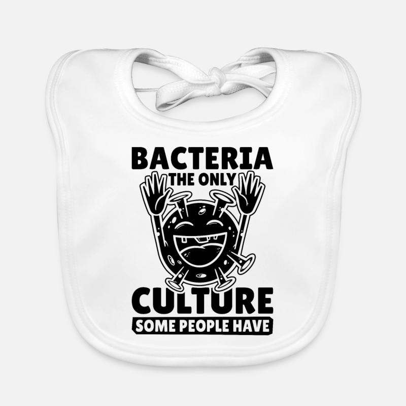 Bacteria The Only Culture Science Microbiologists Baby Bio-Lätzchen