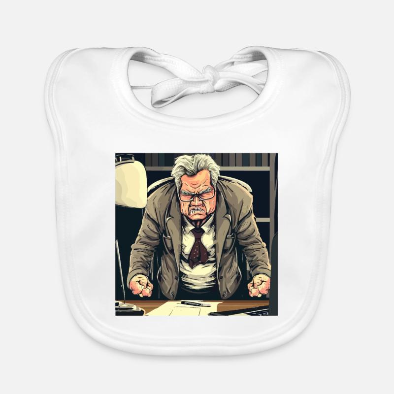 GRUMPY OLD MAN Organic Baby Bibs