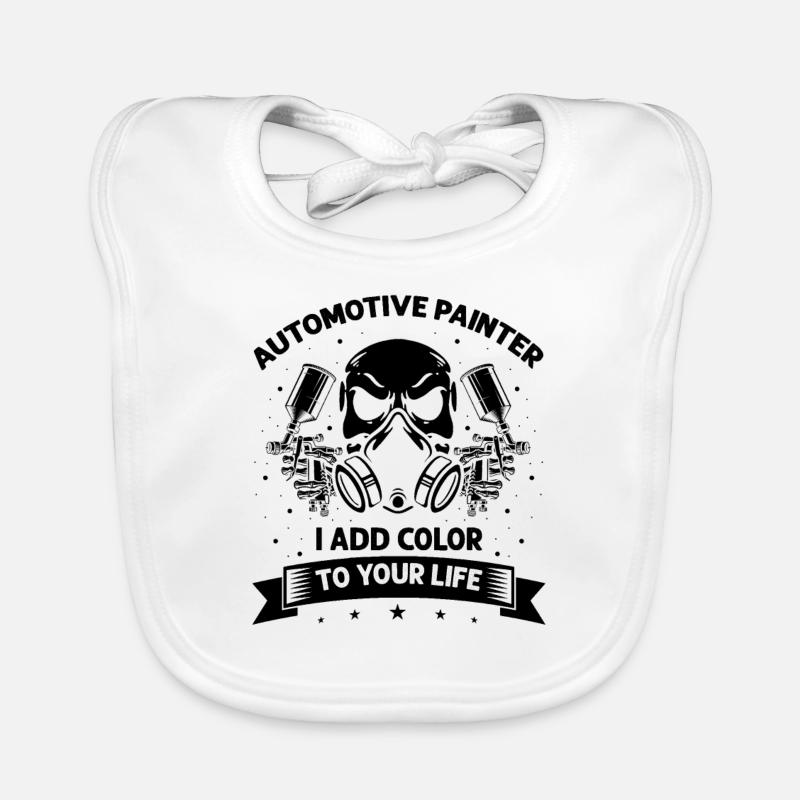 Car Painter Offer for Body Technicians Organic Baby Bibs