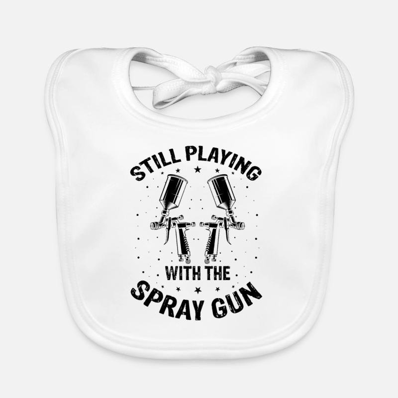 Car Painter Offer for Car Painters Organic Baby Bibs