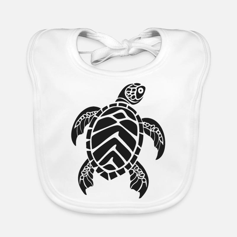 Sea turtle Organic Baby Bibs