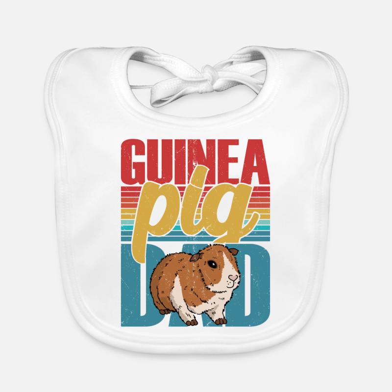 Cochon d’Inde Papa Cavy Amant Rongeur Bavoir bio Bébé
