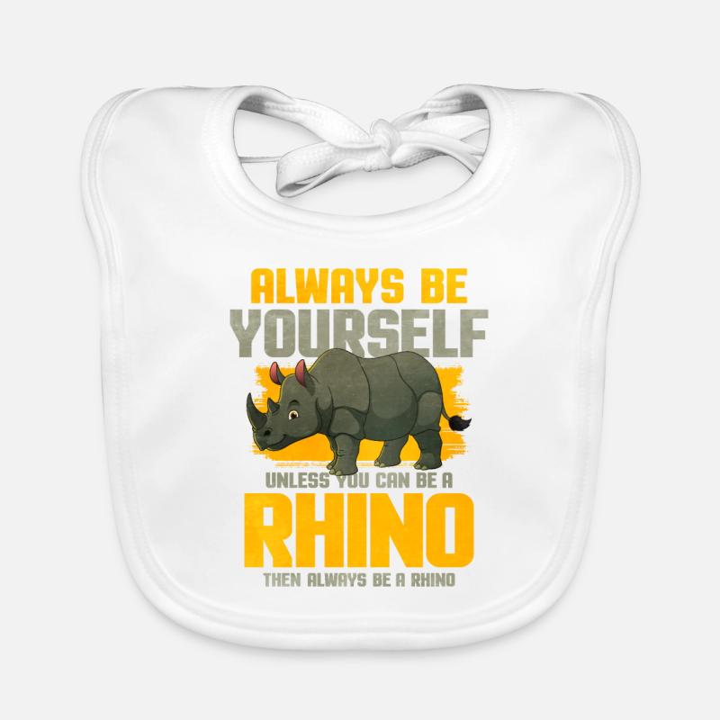 Rhinoceros Organic Baby Bibs