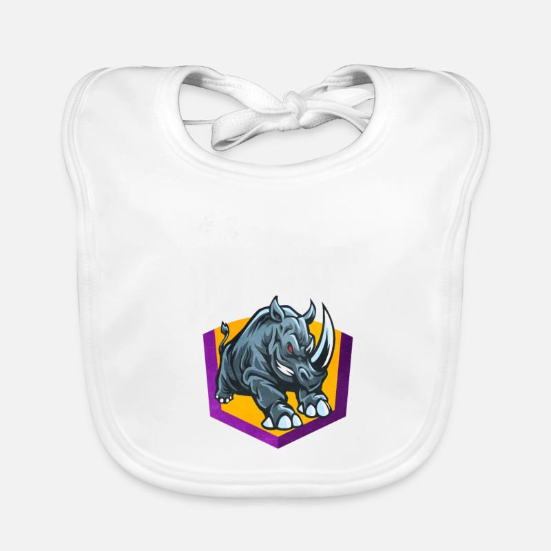 Rhinoceros Organic Baby Bibs