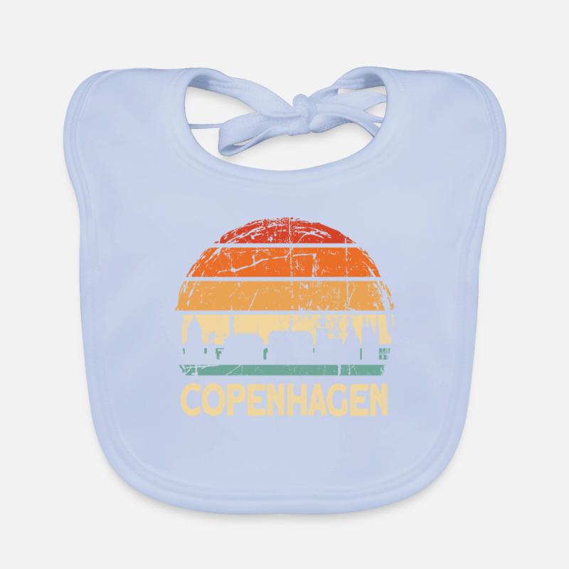 Copenhague, Danemark Bavoir bio Bébé