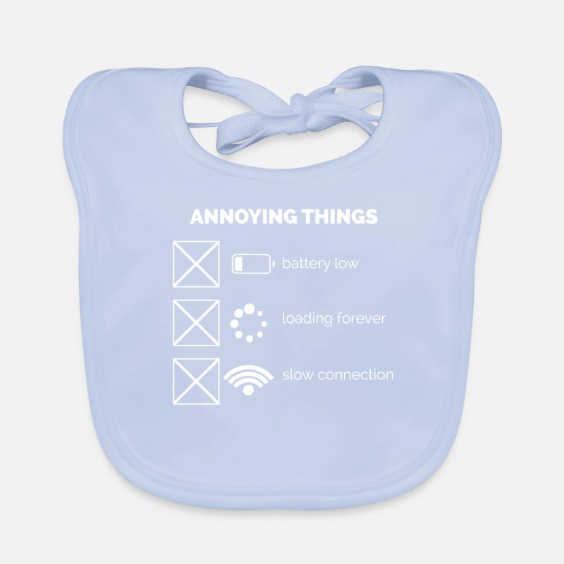 Choses ennuyeuses Bavoir bio Bébé