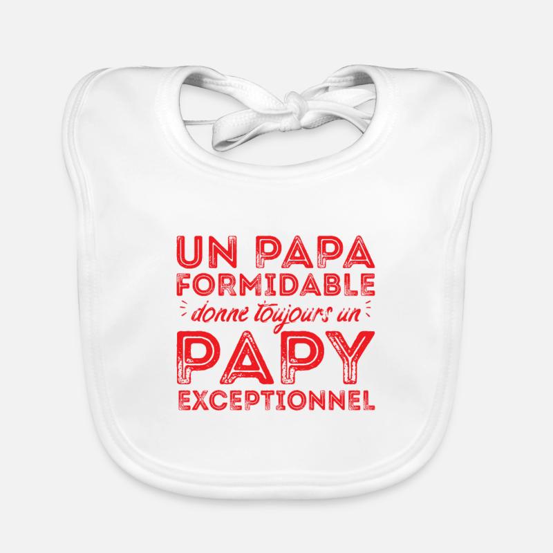 Papy exceptionnel ! Bavoir bio Bébé
