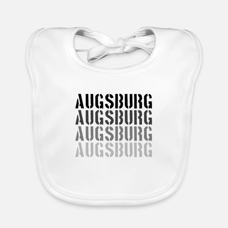 Augsburg - Baby Bio-Lätzchen - Weiß