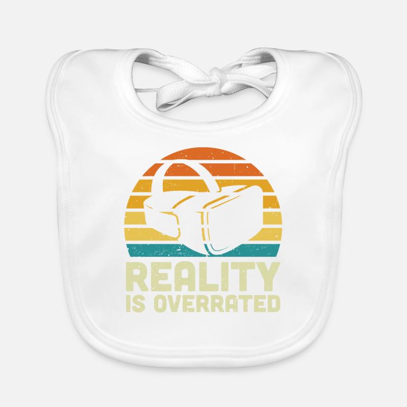 Virtual Reality VR Geschenk Baby Bio-Lätzchen